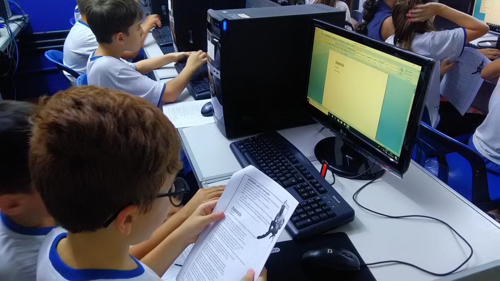 3º, 4º e 5º anos do Ensino Fundamental – Aula de Informática ...