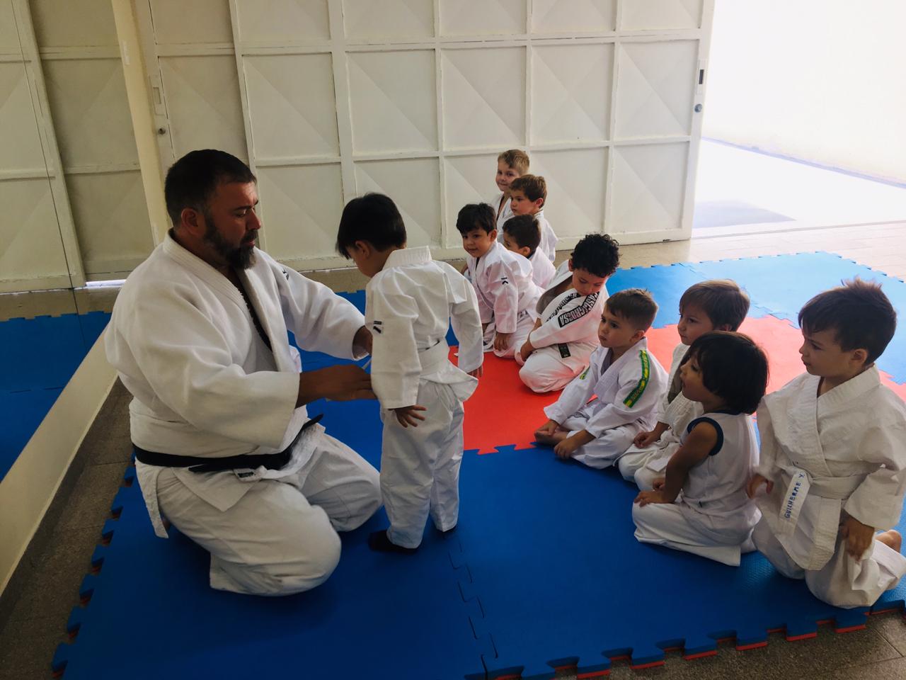 Ed. Infantil – Aula de Judô – Colégio Politécnico de Sorocaba